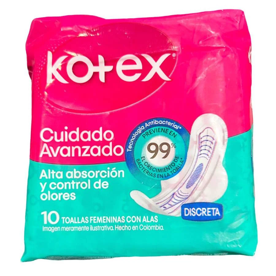 Toalla kotex discreta c/alas ultrafina 10 und 1x48 miniatura 1