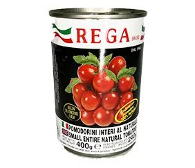 Tomate cherry en su jugo rega 400 gr miniatura 2