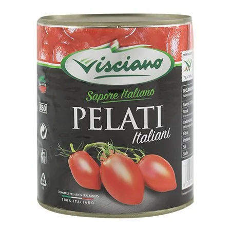 Tomate pelado lata visciano 800 gr miniatura 1
