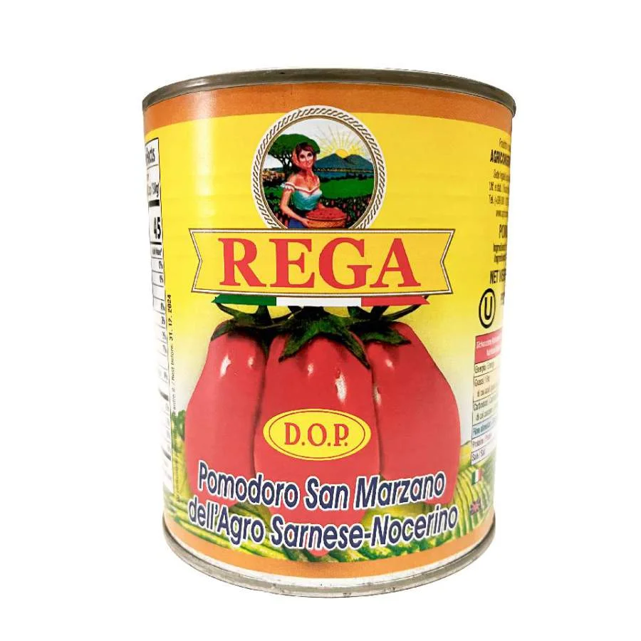 Tomate pelado san marzano rega 800 gr miniatura 1