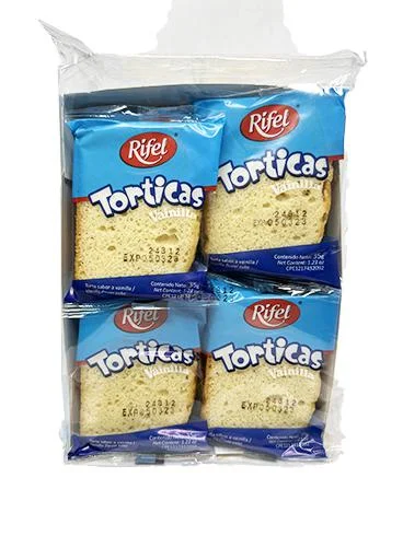 Tortica de vainilla rifel 8uni. 280gr miniatura 1