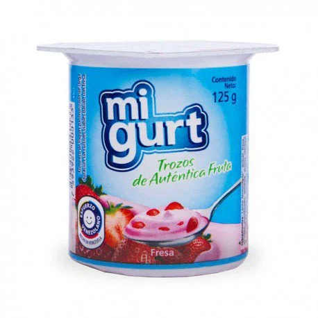 Migurt trozos fresa 125 gr (y001) polar miniatura 1