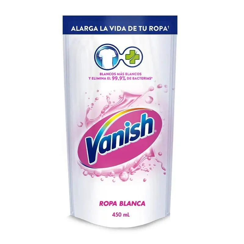 Vanish liquido blanco s/cloro 450ml miniatura 1