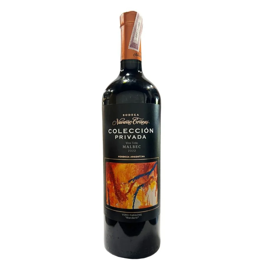 Vino tinto col. privada malbec navarro correas 0,75 l miniatura 2