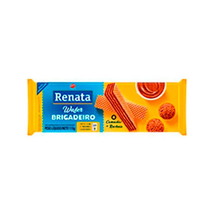 Wafer brigadeiro choco mousse renata 115 gr miniatura 2