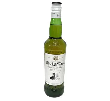 Whisky black & white 0,75l miniatura 1