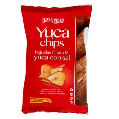Yuca chips con sal iselitas 180g miniatura 1