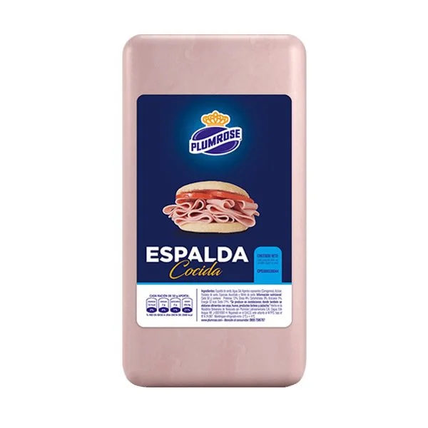 Jamon de espalda cocida plumrose por kg miniatura 1