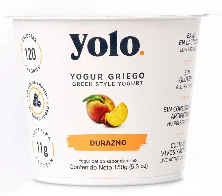 Yogur griego durazno yolo 150 gr miniatura 2