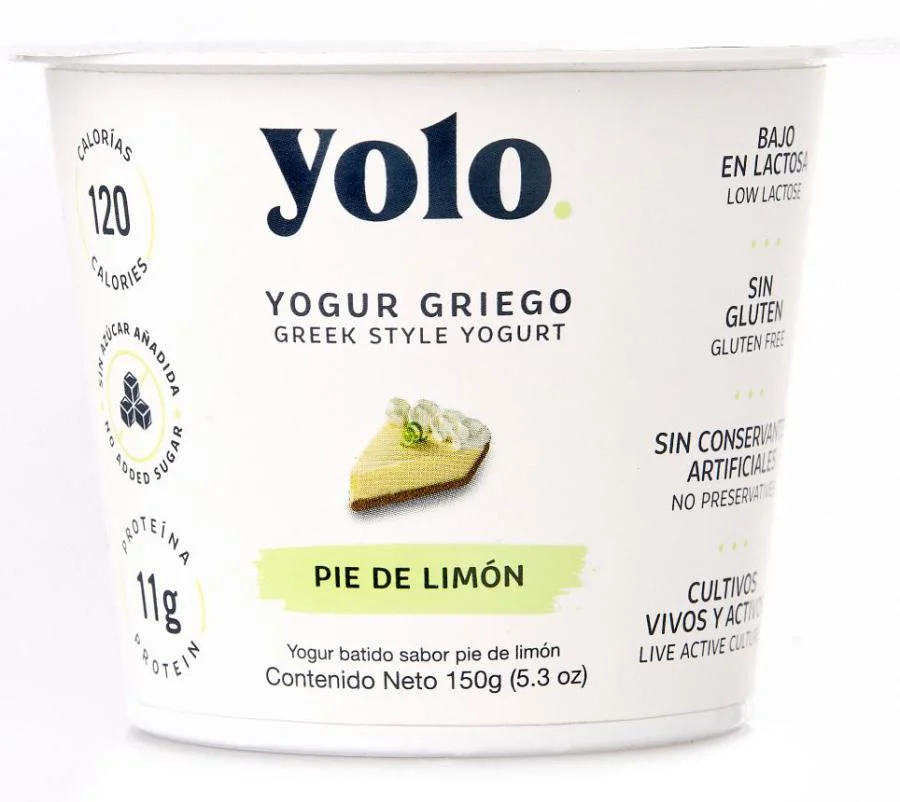 Yogur griego pie de limon yolo 150 gr miniatura 1