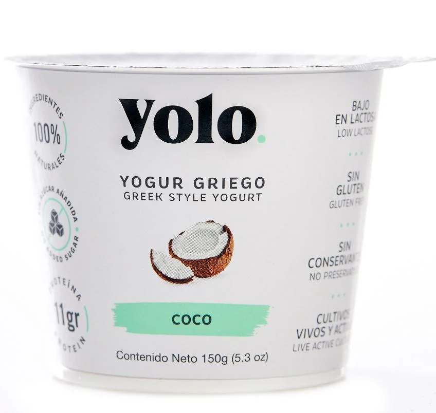 Yogur griego coco yolo 150 gr miniatura 1