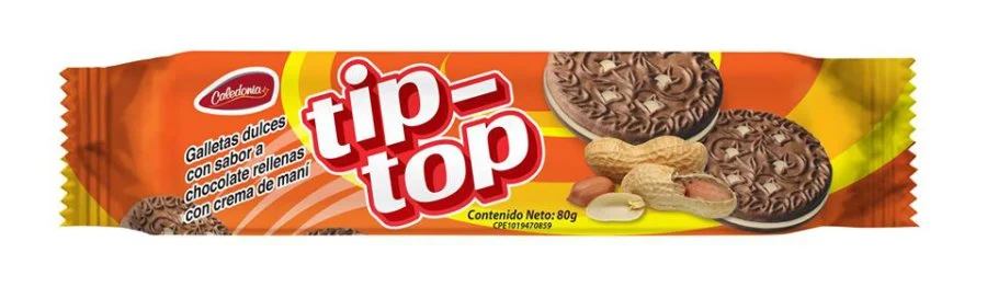 Galleta tip top choco-mani 96 gr miniatura 1