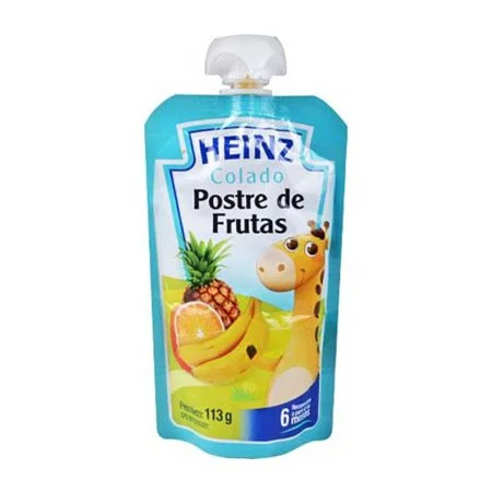Colado pouch de frutas mixtas heinz 113 gr miniatura 1