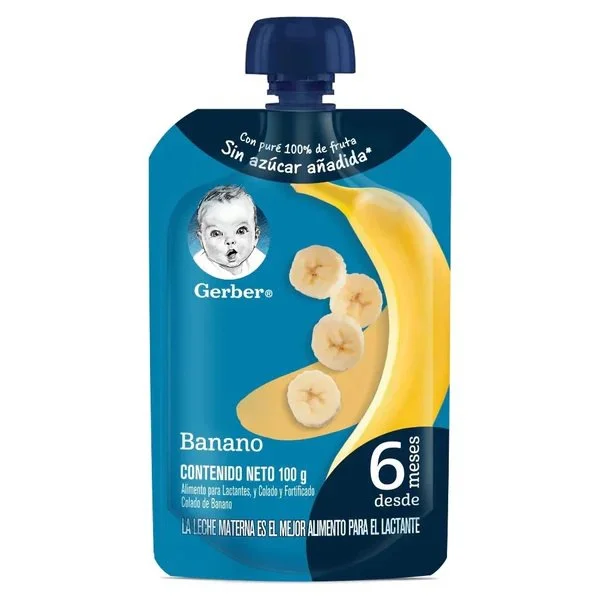Colado de banana pouch gerber 100 gr 1x16 miniatura 1
