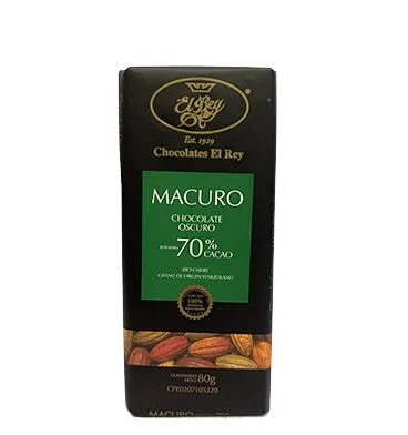 Chocolate oscuro macuro el rey 80 gr miniatura 2