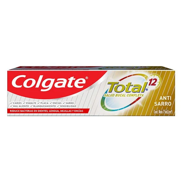 Crema dental anti sarro colgate total 12 75 ml miniatura 2