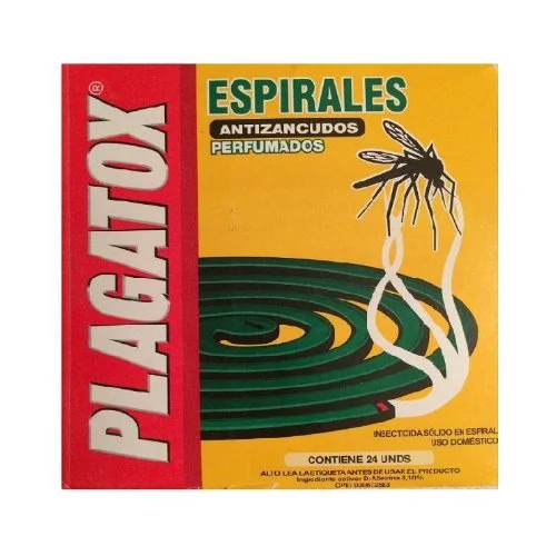 Espirales antizancudos caja amarilla plagatox 10 uni miniatura 1