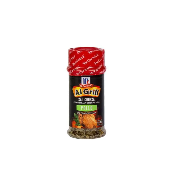Sal gruesa con hierbas y especias para pollo mc cormick 121 gr miniatura 1