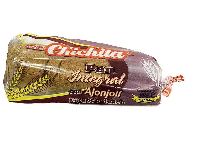 Pan integral de ajonjoli chichita 600 gr miniatura 2