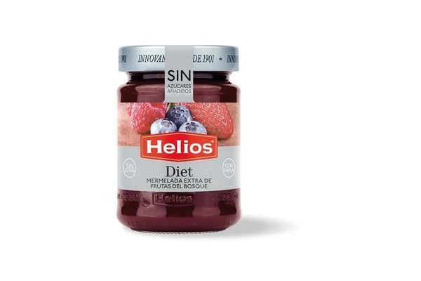 Mermelada frutas del bosque diet helios 280 gr miniatura 2