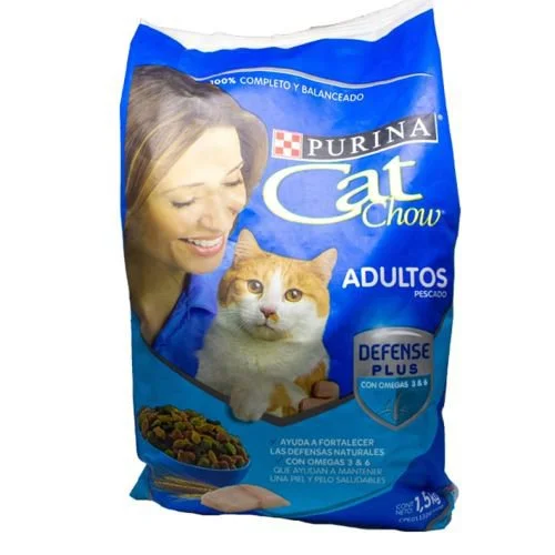Gatarina adultos pescado cat chow 1.5 kg miniatura 2