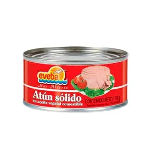 Atun en aceite vegetal eveba 170 gr miniatura 1