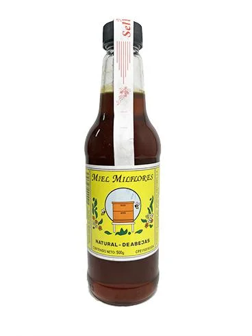 Miel milflores natural de abejas 500 gr