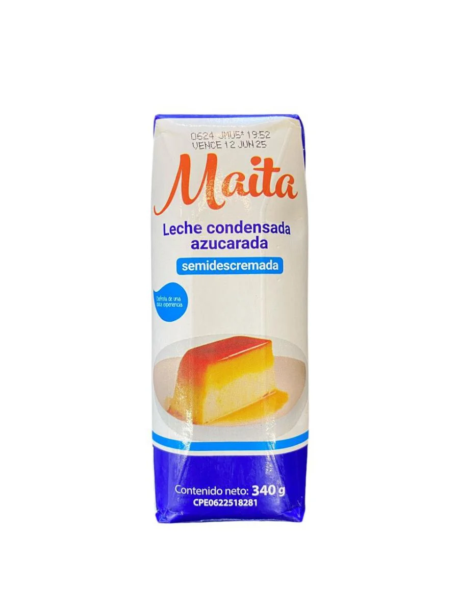 Leche condensada semidescremada maita 340 g miniatura 1