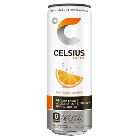 Sparkling orange celsius live 355 ml miniatura 2