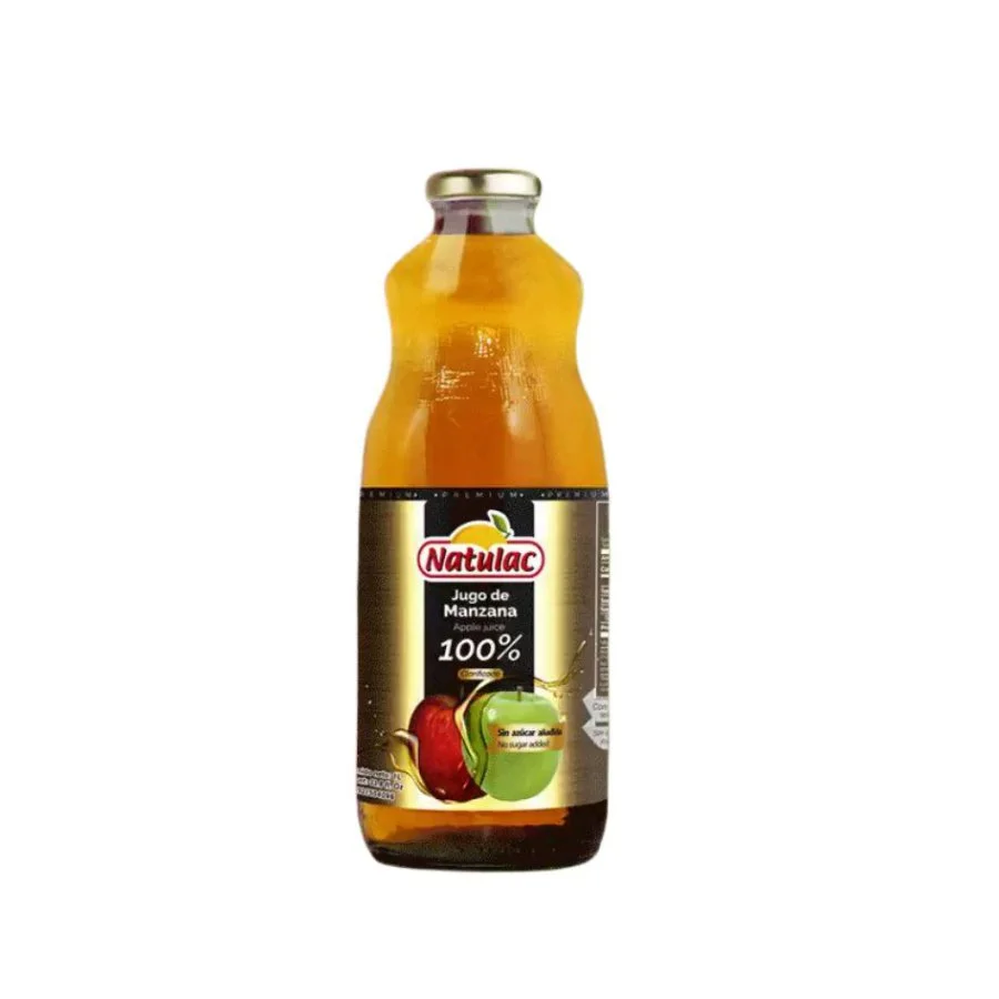 Jugo clarificado de manzana tba natulac 1lt miniatura 1