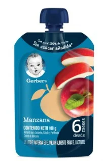 Colado de manzana pouch gerber 100gr 1x16 miniatura 2