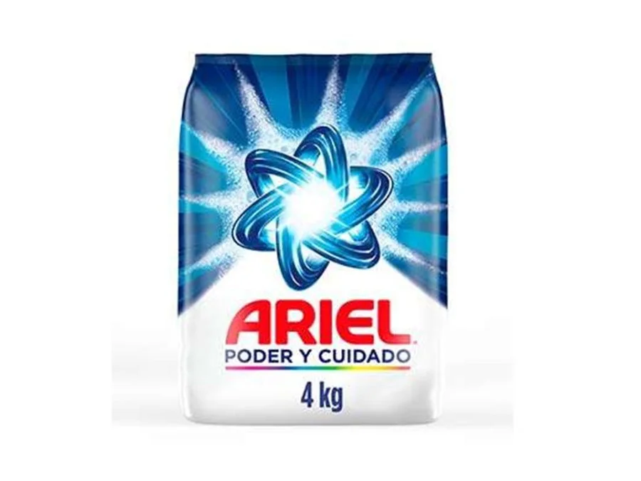 Detergente en polvo ariel regular pwd 4 kg miniatura 1