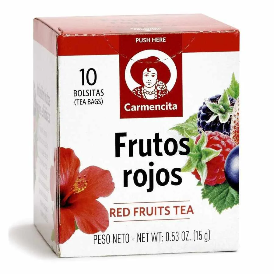 Te frutos rojos carmencita 10 bolsitas miniatura 2