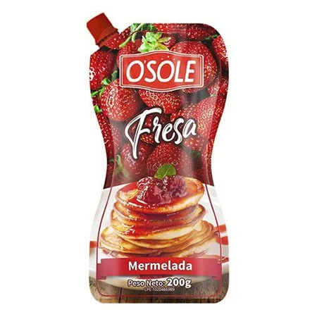 Mermelada de fresa osole 200 gr miniatura 2