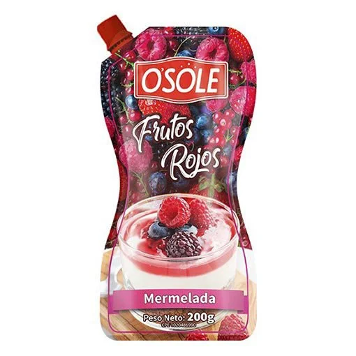 Mermelada de frutos rojos osole 200 gr miniatura 1