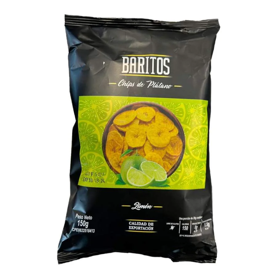 Chips de limón baritos 150 gr miniatura 1