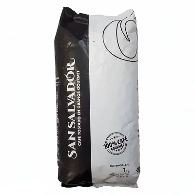 Cafe tostado en granos gourmet san salvador 1 kg miniatura 1