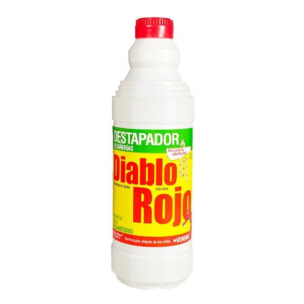 Destapador de cañeria liq. pino diablo rojo 450cc