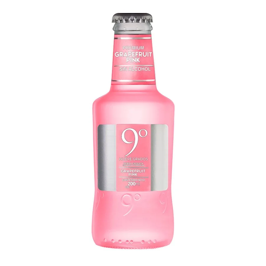 Soda 9 grados sabor a toronja pink 200 ml miniatura 1