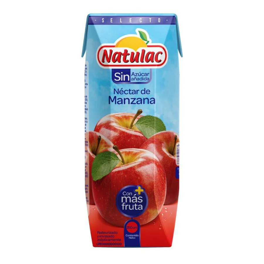 Nectar de manzana sin azucar natulac 250cm miniatura 1