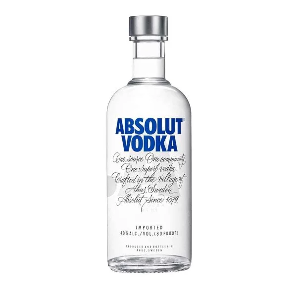 Vodka absolut 40% 1l miniatura 2