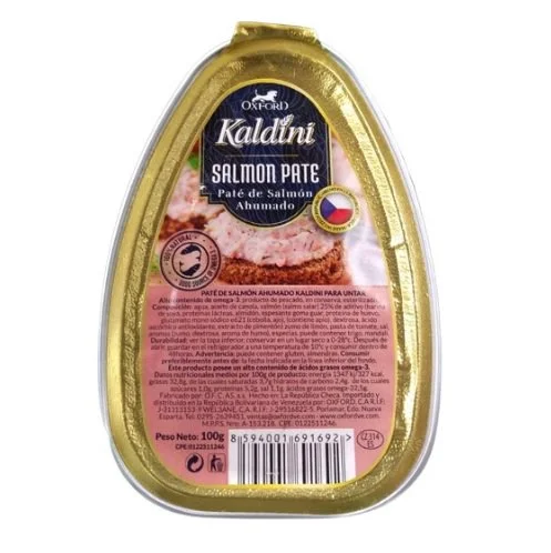 Pate de salmon ahumado kaldini 100gr 1x16 miniatura 2