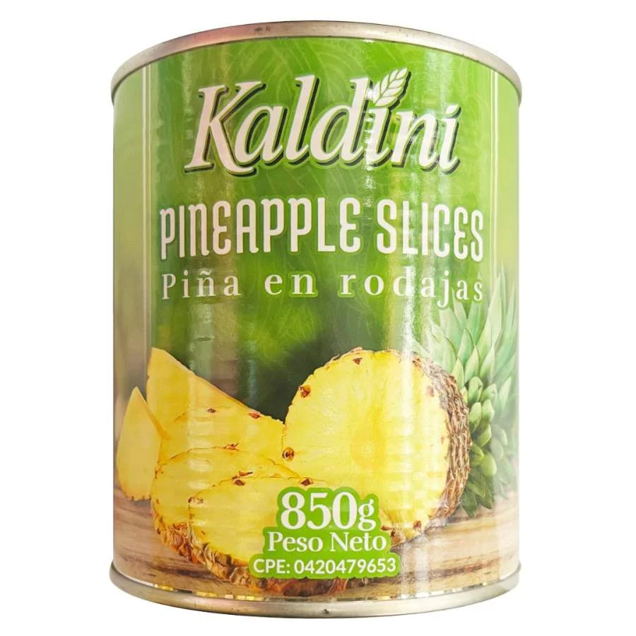 Piña en rodajas kaldini 850gr miniatura 1