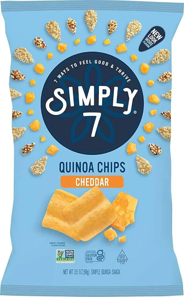 Chips quinoa cheddar 99 gr simply 7 miniatura 2