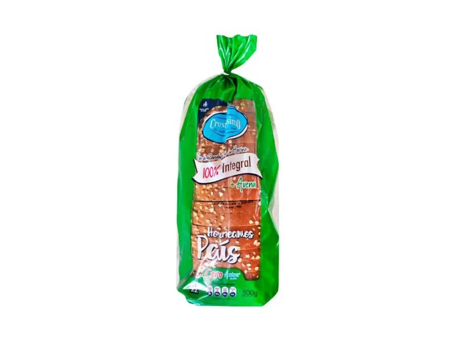 Pan de sandwich integral + avena crustissimo 500g miniatura 2