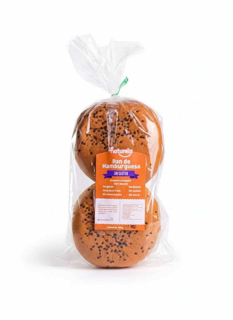 Pan de hamburguesa naturela 280g. miniatura 1