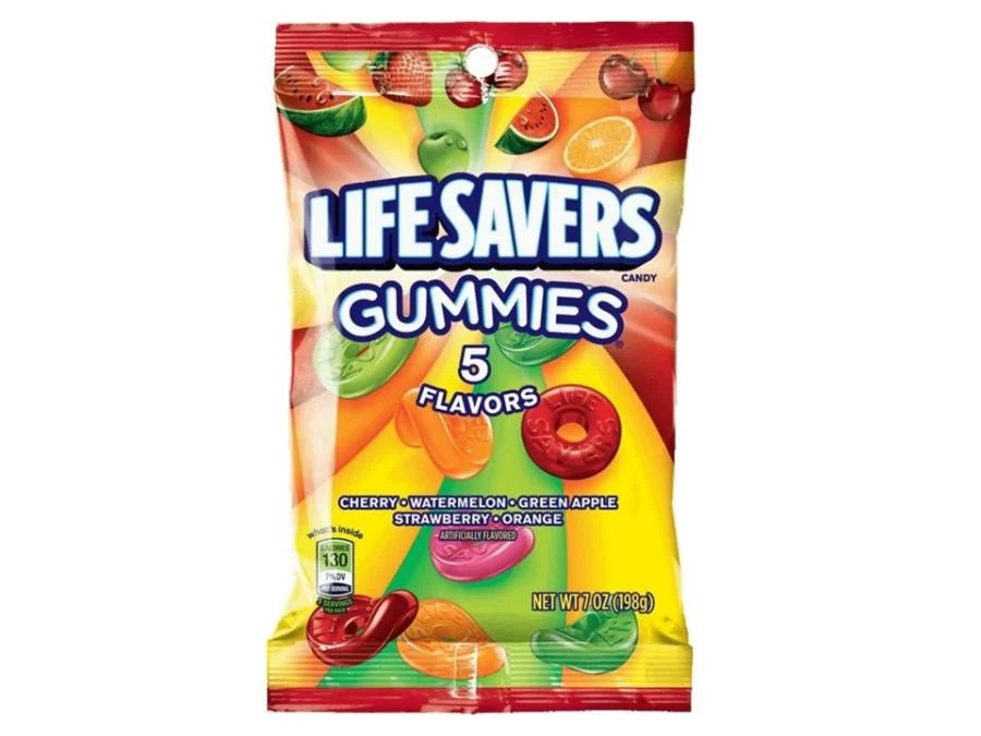 Gomitas salvavidas 5 sabores 198g (7oz) miniatura 1