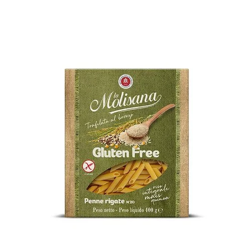 Penne rigate n20 gluten free la molisana 400gr miniatura 2