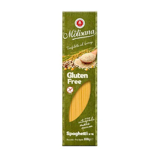 Spaguetti n15 gluten free la molisana 400gr miniatura 2