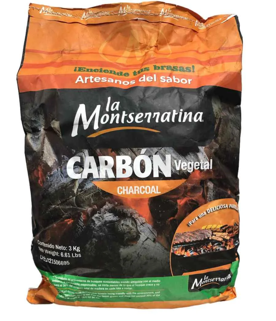 Carbon vegetal la montserratina 3kg miniatura 1